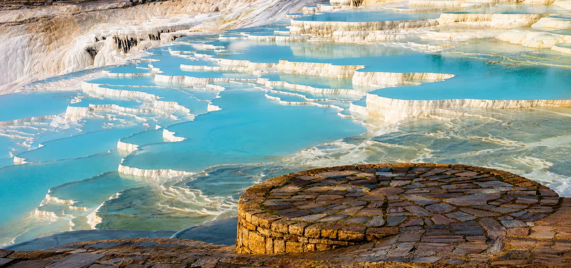 Cappadocia fairy chimneys and volcanic landscape at dawn